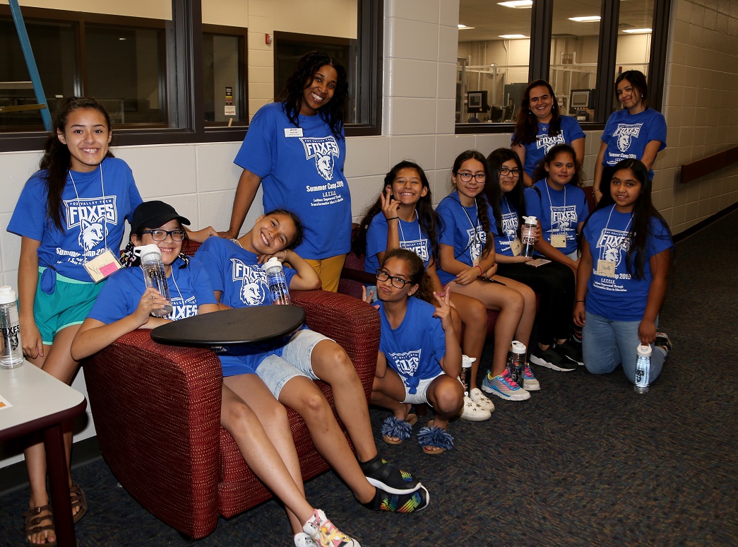 The 8th annual LETTIE (Latinas Empowered Through Transformative Ideas) camp brings career-based experiences to Hispanic girls entering grades 6-10. The 8th annual LETTIE (Latinas Empowered Through Transformative Ideas) camp brings career-based experiences to Hispanic girls entering grades 6-10.
